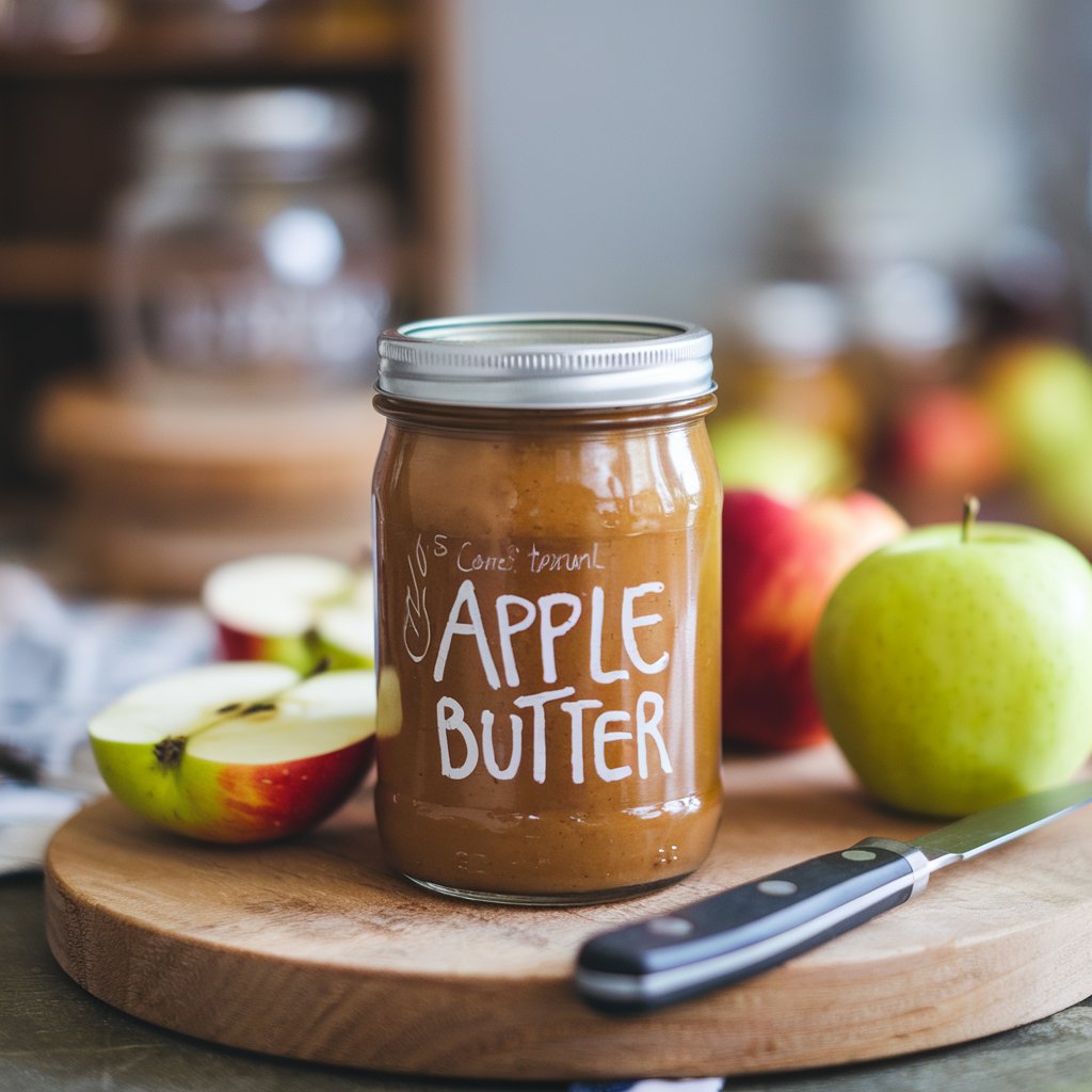 super easy apple butter recipe is perfectly spiced with rich fall flavors. It takes just 10 minutes to prep with NO peeling required!