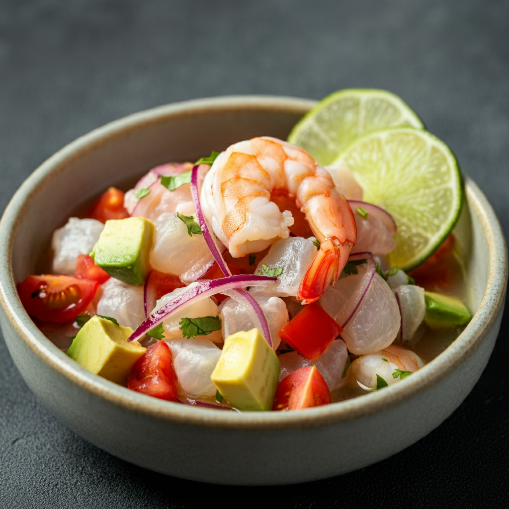 Ceviche de Camarón Recipe