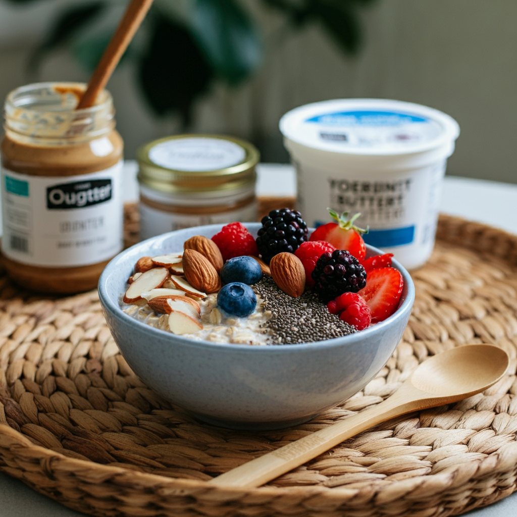 This simple overnight oats recipe is a nutritious, prep-ahead breakfast ideal for hectic mornings. Personalize it with your favorite toppings!