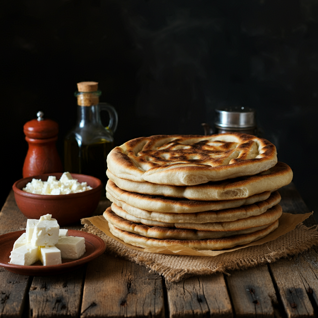 No-Oven Turkish Bread With Only 3 Ingredients (Bazlama)