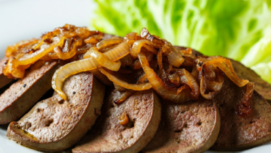 Beef Liver with Caramelized Onions