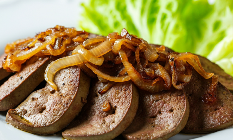 Beef Liver with Caramelized Onions