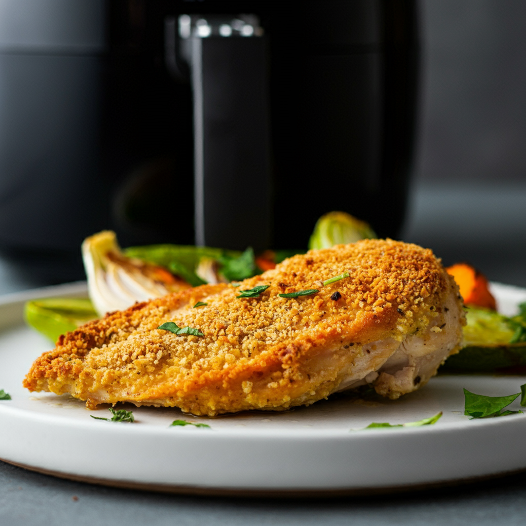 Air Fryer Crispy Chicken Breast