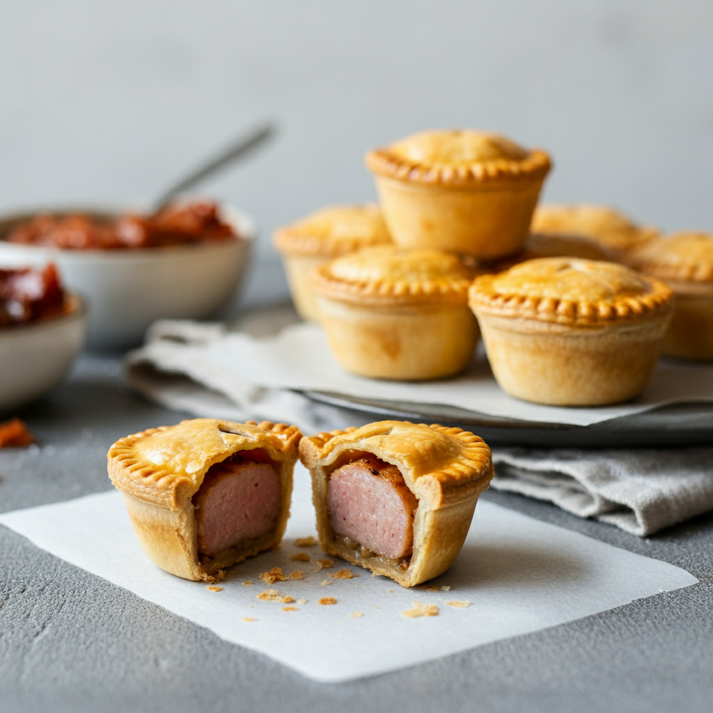 Mini Pork Pies Recipe: Easy To Make And Tasty Mini Pork Pies are a delightful British classic that has evolved over centuries. Traditionally enjoyed as a hearty snack or portable meal, pork pies are...