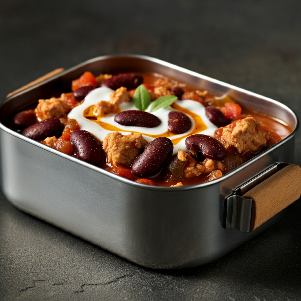 Turkey Chili in lunch box