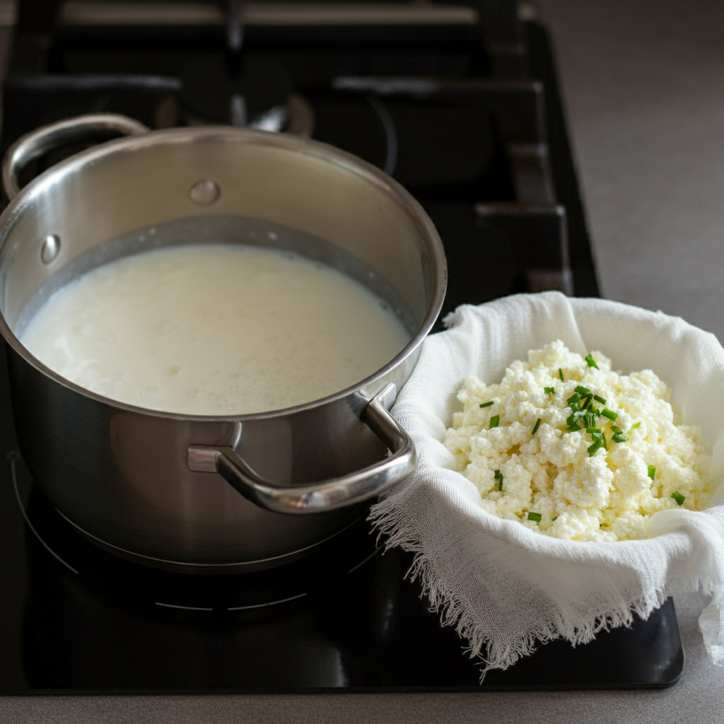 Homemade Cottage Cheese