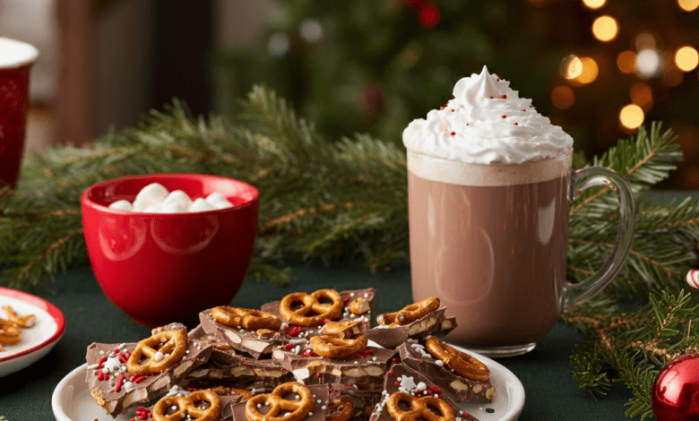 Christmas Crack with Pretzels