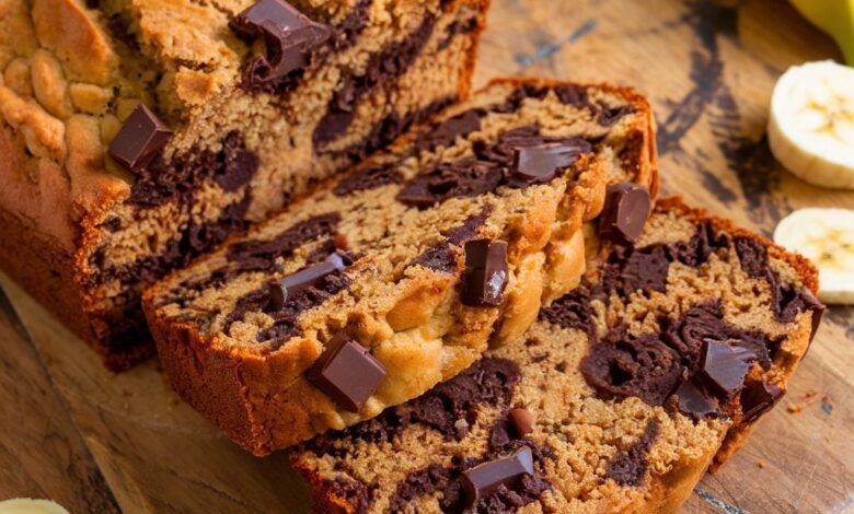 chocolate chunk banana bread