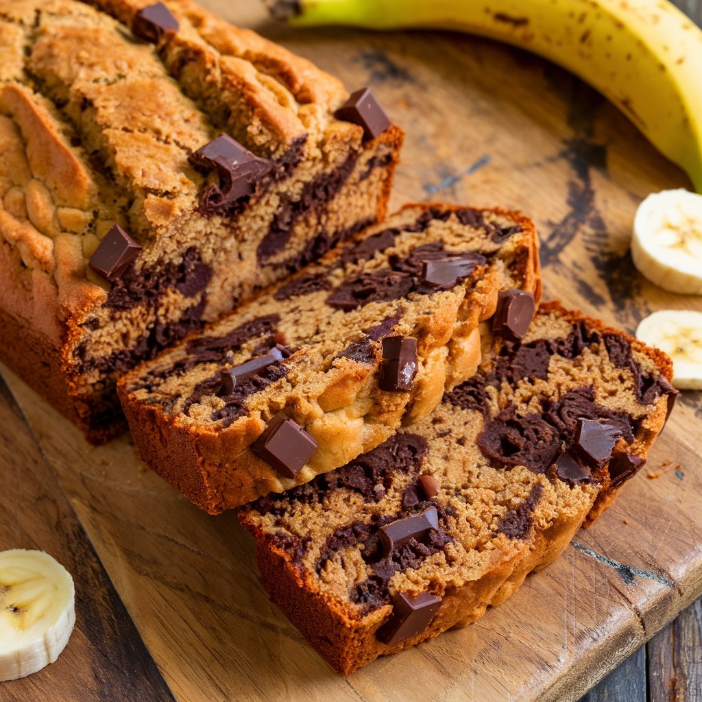 chocolate chunk banana bread