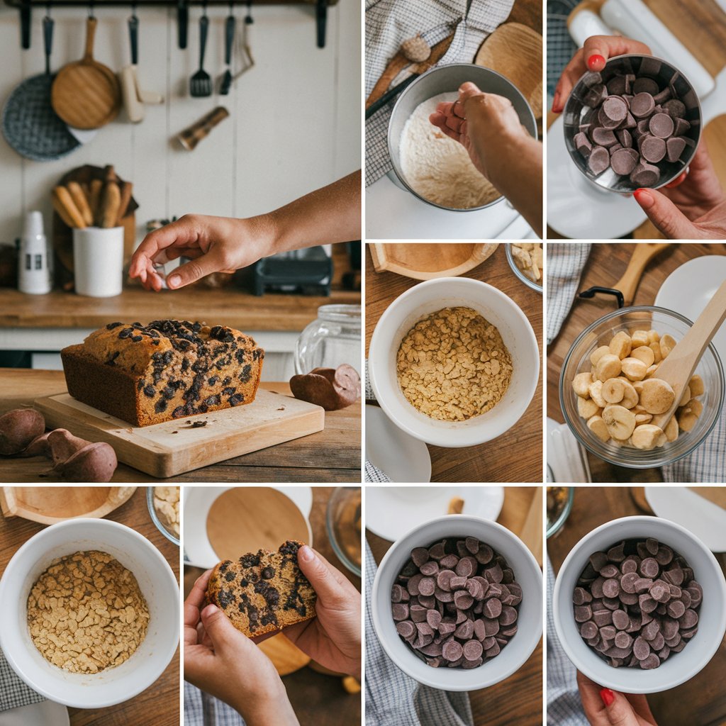 chocolate chunk banana bread