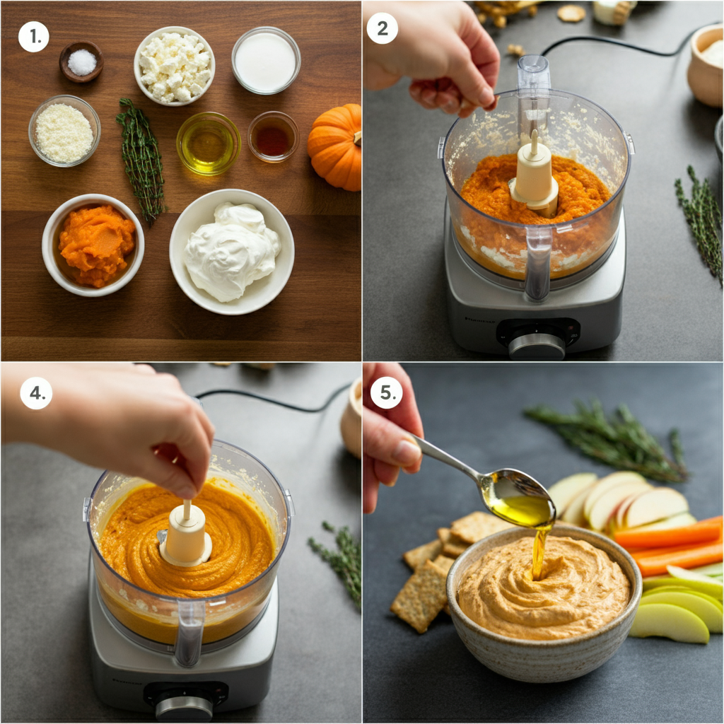 Pumpkin Whipped Feta Dip