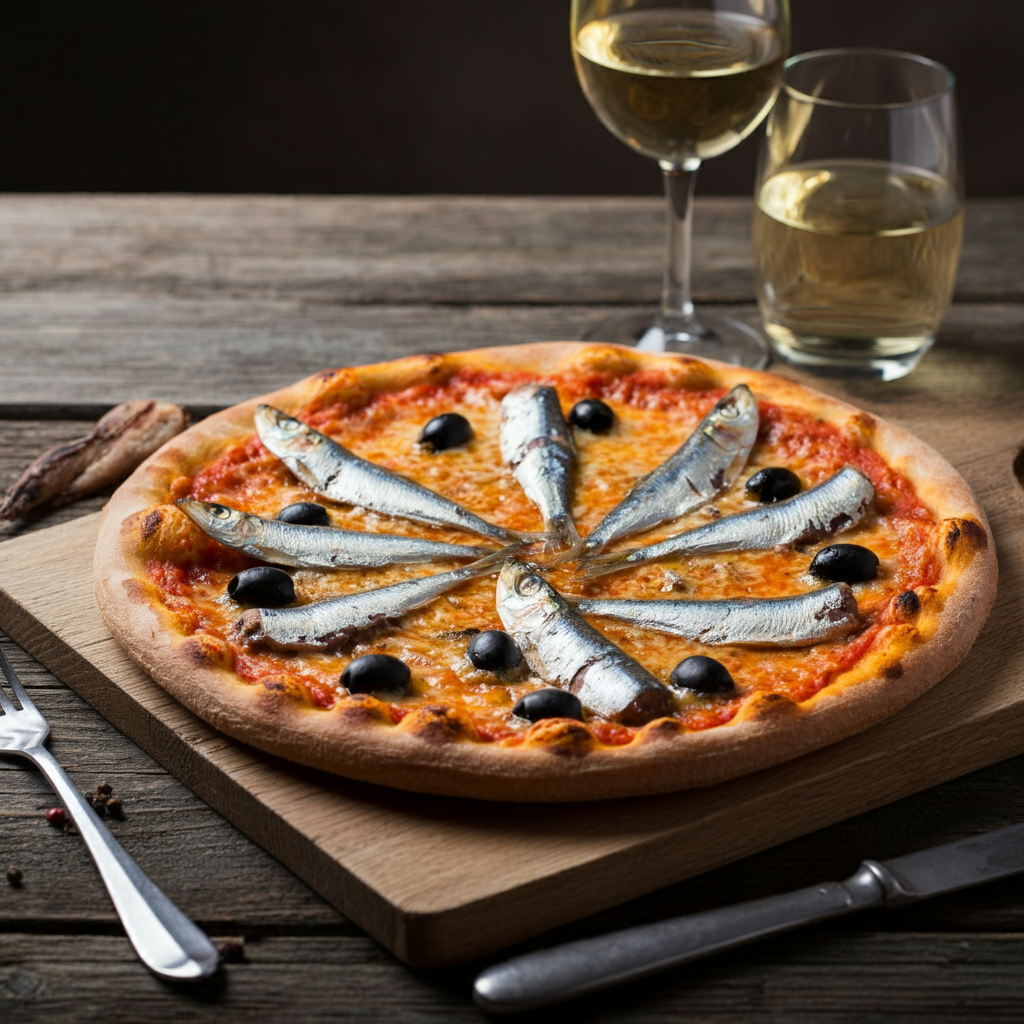 Sardine Pizza