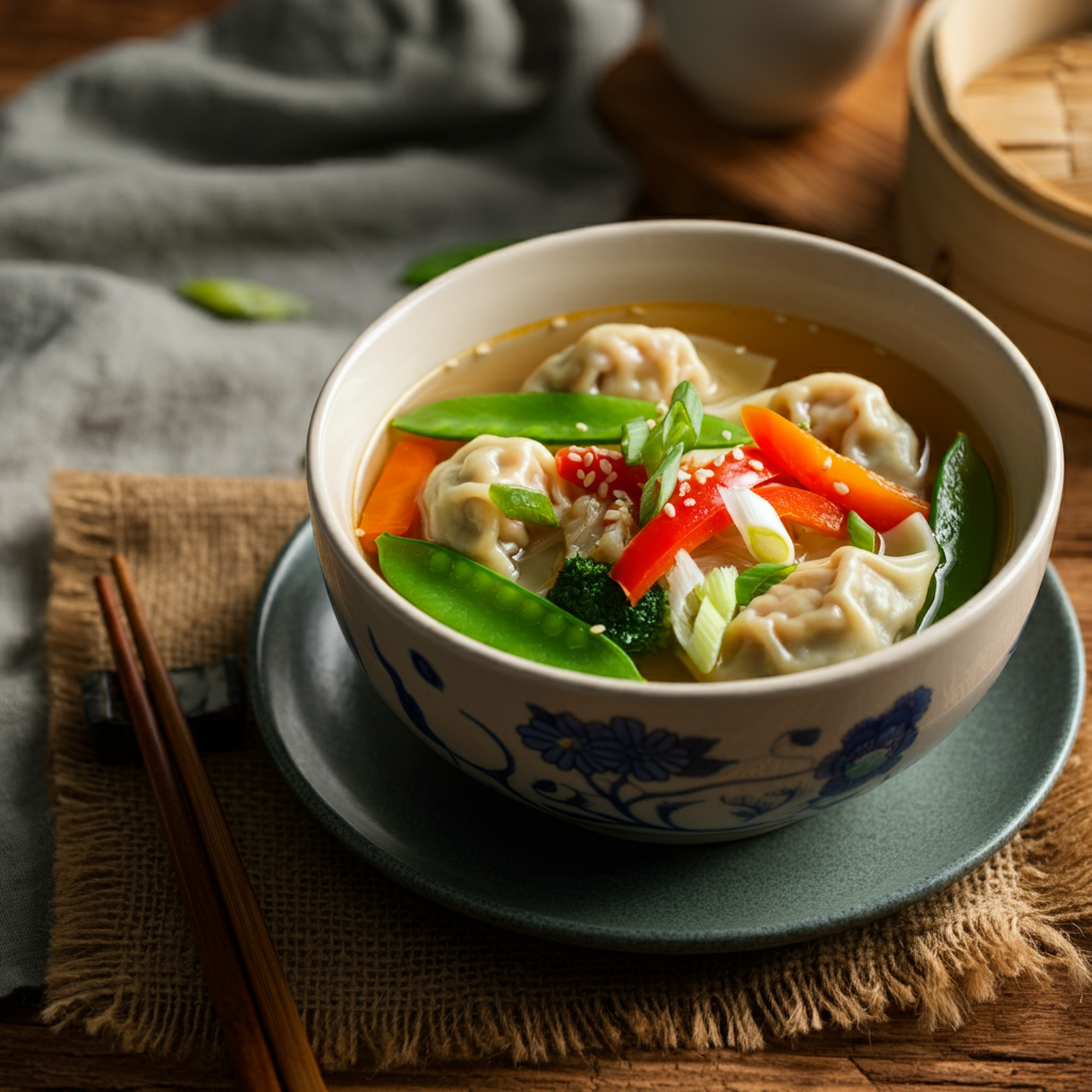 How to Make Subgum Wonton Soup at Home