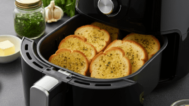 Garlic bread in air fryer