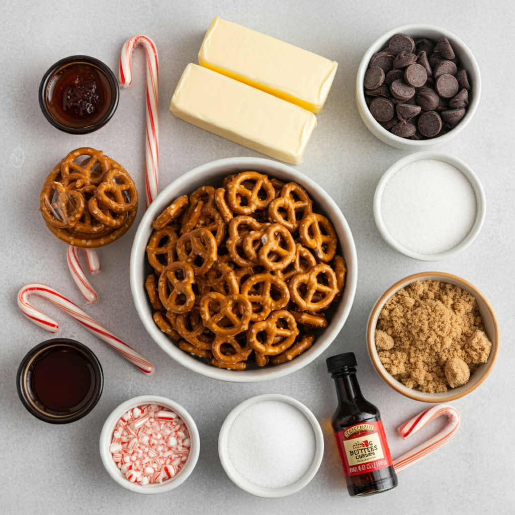 Christmas Crack with Pretzels